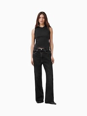 AllSaints Black Imogen Tank Top - Image 6 of 8