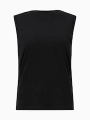 AllSaints Black Imogen Tank Top - Image 8 of 8