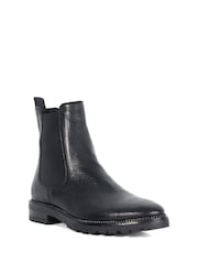 Dune London Black Poema Cleated Sole Chelsea Boots - Image 3 of 6