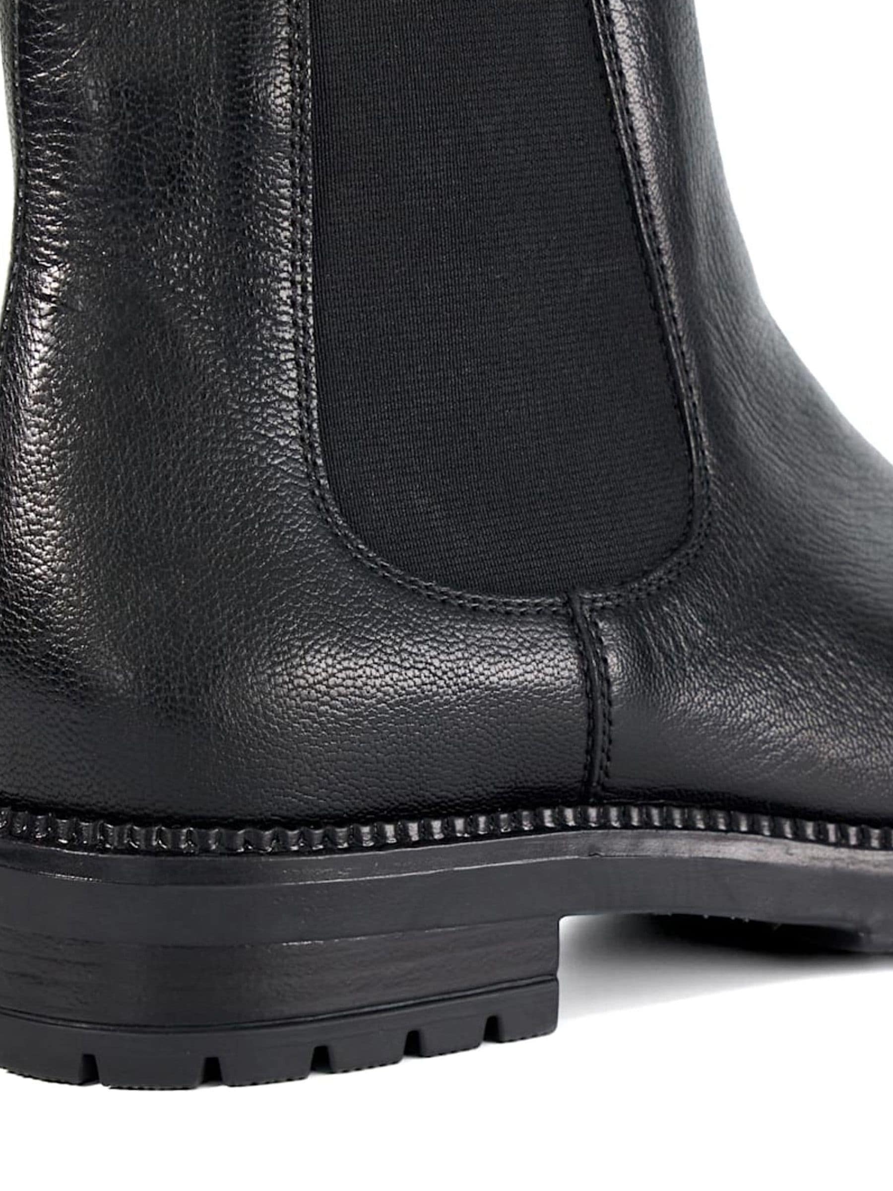 Buy Dune London Black Poema Cleated Sole Chelsea Boots from Next USA