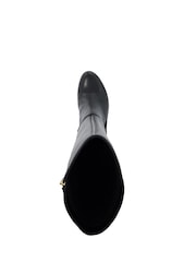 Dune London Black Tariah Block Platform Knee High Boots - Image 5 of 6