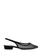 Dune London Connolly Mesh Slingback čevlji s plosko peto/brez pete - Slika 2 iz 6