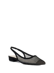 Dune London Connolly Mesh Slingback čevlji s plosko peto/brez pete - Slika 3 iz 6