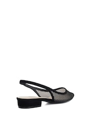 Dune London Connolly Mesh Slingback čevlji s plosko peto/brez pete - Slika 4 iz 6