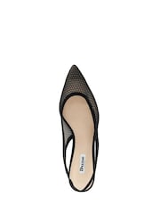 Dune London Connolly Mesh Slingback čevlji s plosko peto/brez pete - Slika 5 iz 6