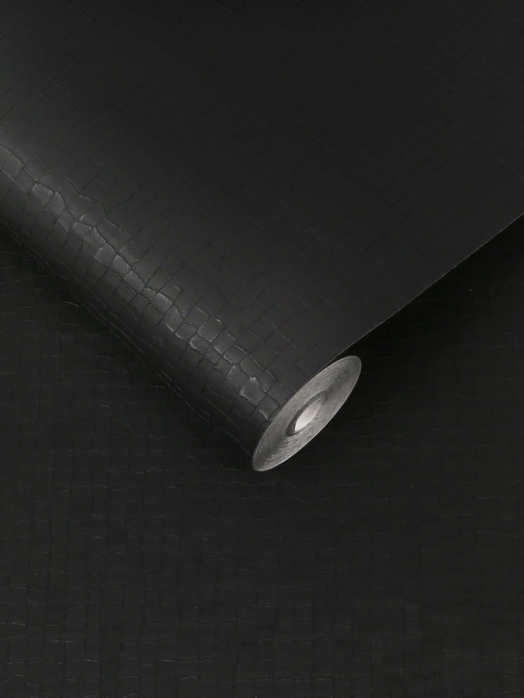 Graham & Brown Black Serpentine A4 Wallpaper Sample - Image 3 of 3