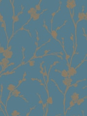 Graham & Brown Teal Meiying A4 Wallpaper Sample - Image 2 of 3