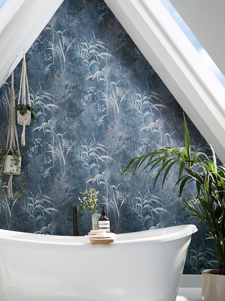 Graham & Brown Midnight Restore A4 Wallpaper Sample - Image 1 of 6