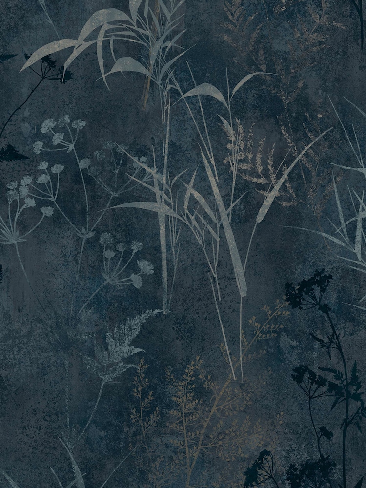 Graham & Brown Midnight Restore A4 Wallpaper Sample - Image 2 of 6