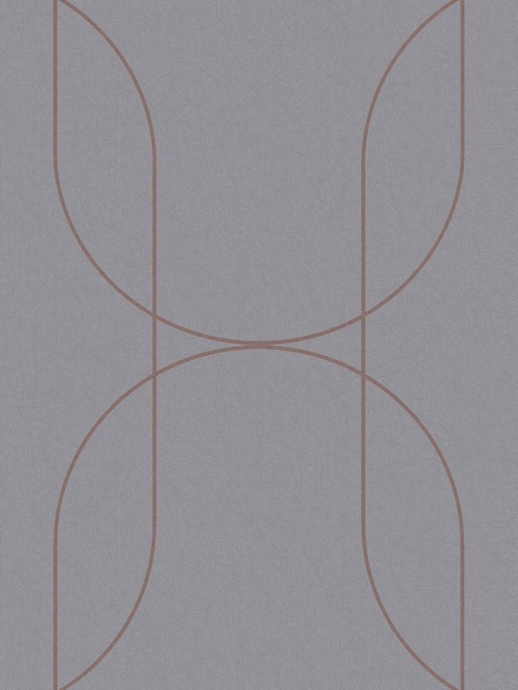 Graham & Brown Grey or Rose Gold Palais A4 Wallpaper Sample - Image 2 of 3