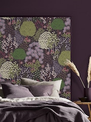 Graham & Brown Plum Fable A4 Wallpaper Sample - Image 1 of 3