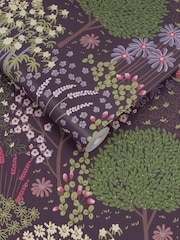 Graham & Brown Plum Fable A4 Wallpaper Sample - Image 3 of 3