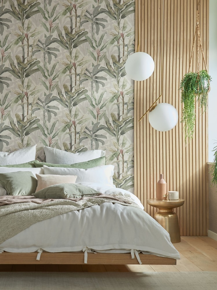 Graham & Brown Powder Borneo A4 Wallpaper Sample - Image 1 of 4