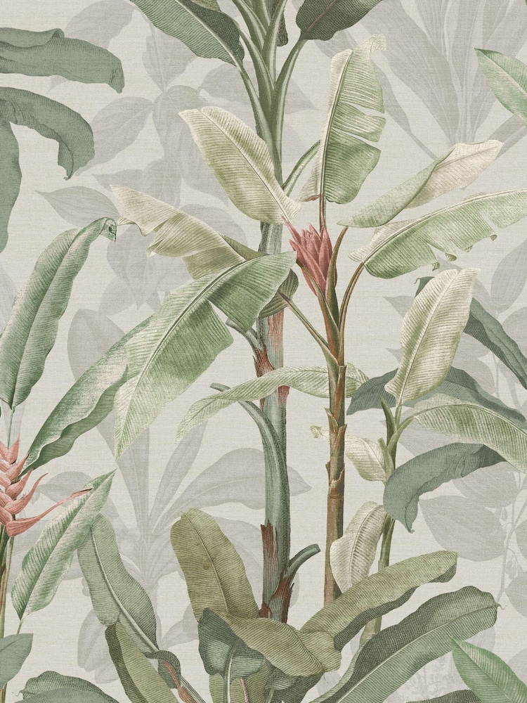 Graham & Brown Powder Borneo A4 Wallpaper Sample - Image 2 of 4