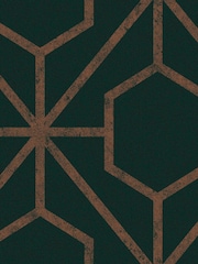 Graham & Brown Green or Cooper Rinku A4 Wallpaper Sample - Image 2 of 3