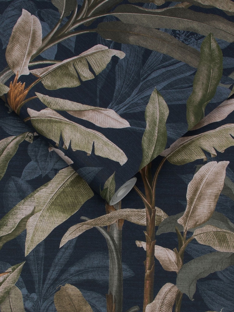Graham & Brown Midnight Borneo A4 Wallpaper Sample - Image 3 of 3 Graham & Brown Midnight Borneo A4 Wallpaper Sample - Image 3 of 3