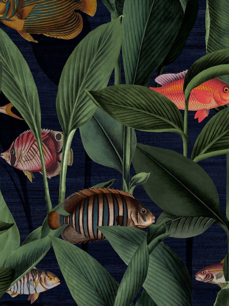 Graham & Brown Deep Sea Aquarium A4 Wallpaper Sample - Image 2 of 3