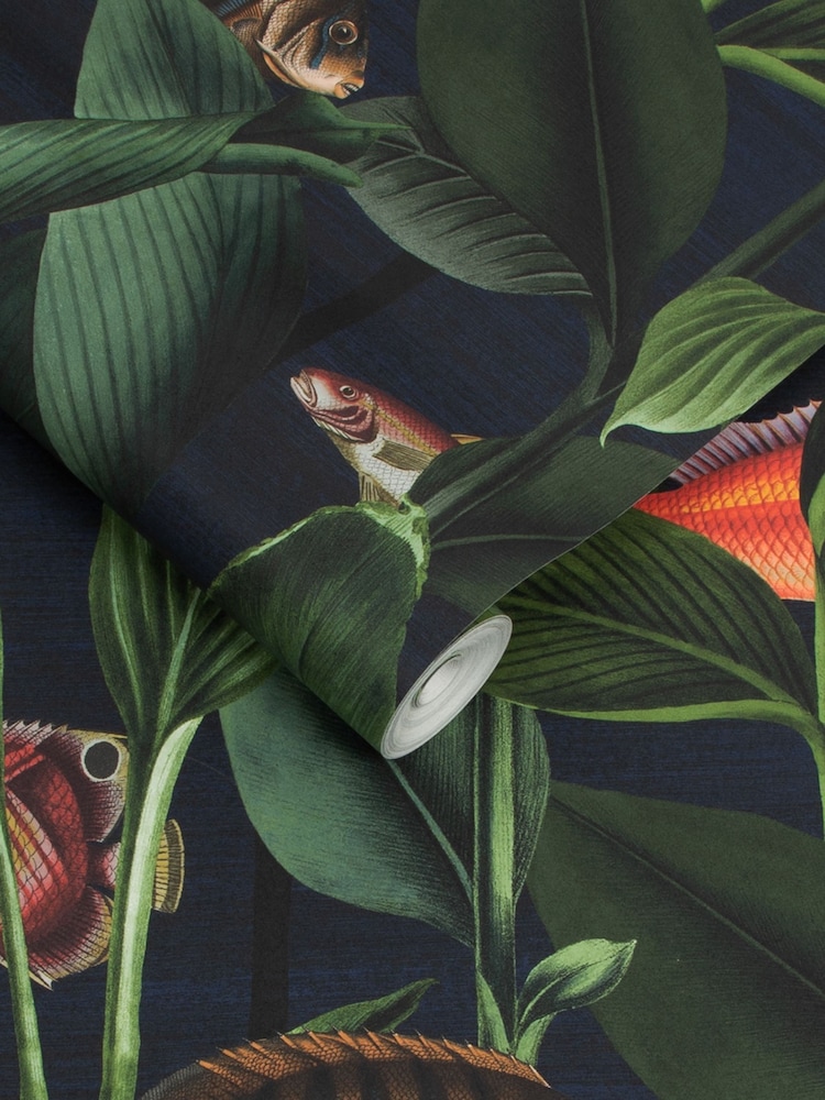 Graham & Brown Deep Sea Aquarium A4 Wallpaper Sample - Image 3 of 3
