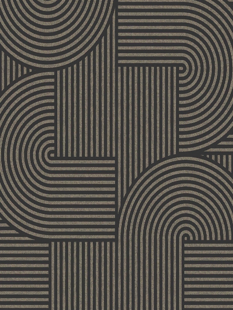 Graham & Brown Black Centra A4 Wallpaper Sample - Image 3 of 3 Graham & Brown Black Centra A4 Wallpaper Sample - Image 3 of 3
