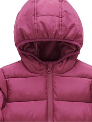 Purebaby Pink Showerproof Padded Jacket - Image 2 of 5