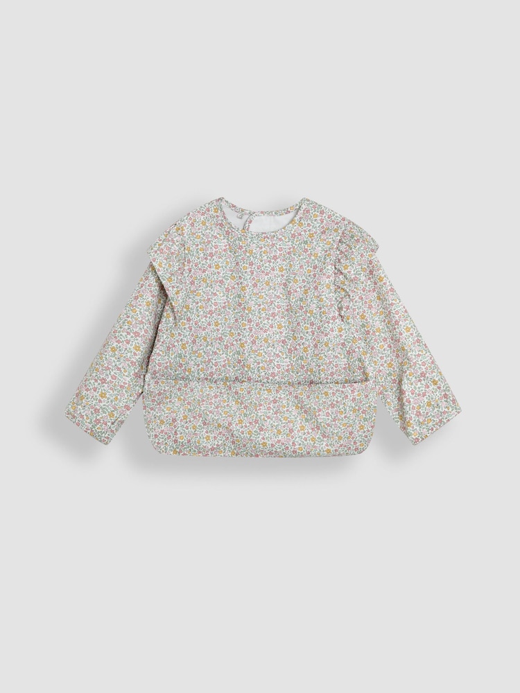 JoJo Maman Bébé Pink Sleeved Bib - Image 4 of 6