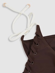 Reiss Sydney Whipstitch Side-Tie Bikini Bottoms - Image 4 of 4