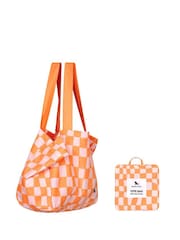 Dock & Bay Groovy Check Everyday Travel Foldaway Bag - Image 1 of 6