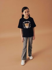 Name It Grey Boot Cut Flare 100% Cotton Jeans - Image 2 of 4