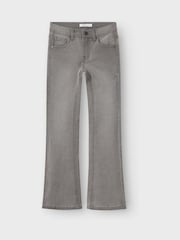 Name It Grey Boot Cut Flare 100% Cotton Jeans - Image 3 of 4