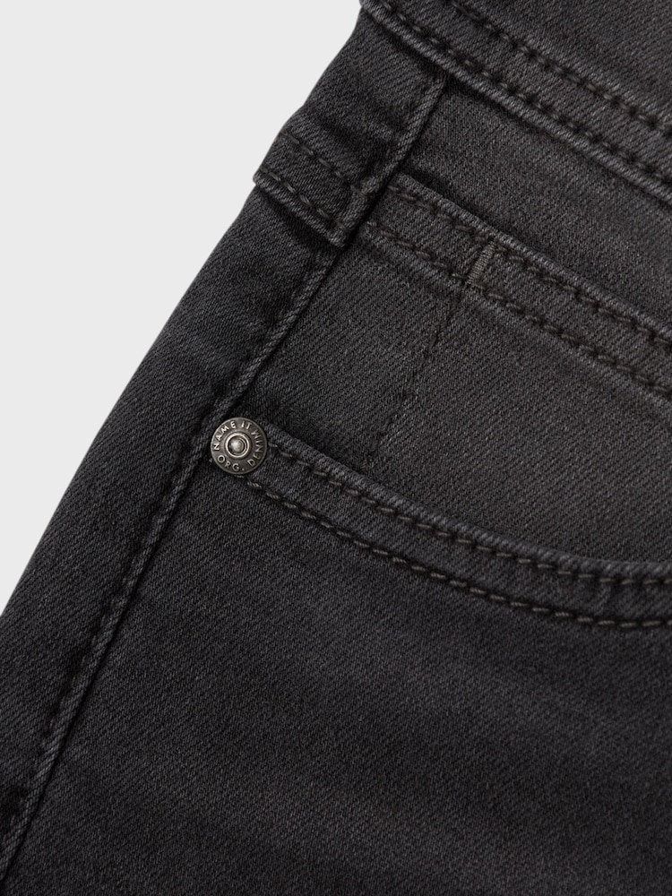 Name It Grey Straight Fit 100% Cotton Jeans - Image 3 of 3