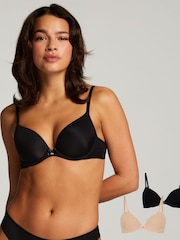 Rosa nude - Pack de 2 sujetadores con aros y relleno de Hunkemöller - Imagen 1 de 5