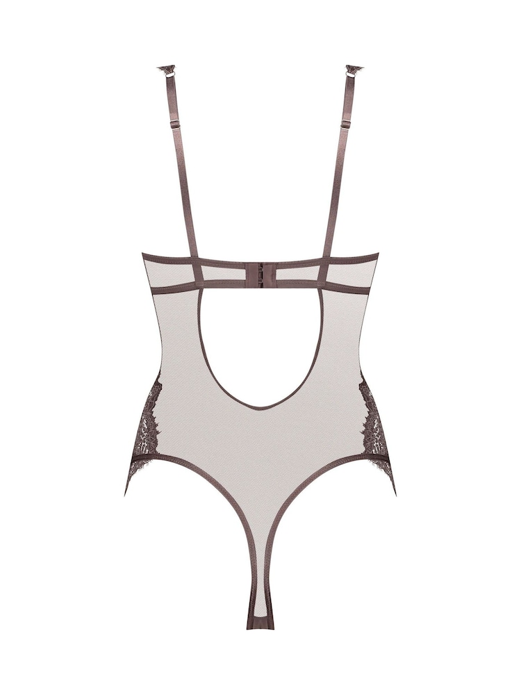 Hunkemöller Arabella Brown Bodysuit - Image 5 of 5 Hunkemöller Arabella Brown Bodysuit - Image 5 of 5