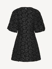 Rotate Black Jacquard Mini Dress - Image 5 of 6