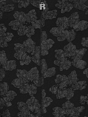 Rotate Black Jacquard Mini Dress - Image 6 of 6