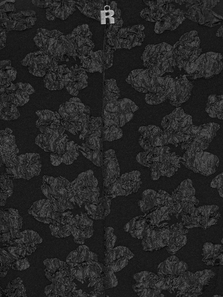Rotate Black Jacquard Mini Dress - Image 6 of 6 Rotate Black Jacquard Mini Dress - Image 6 of 6