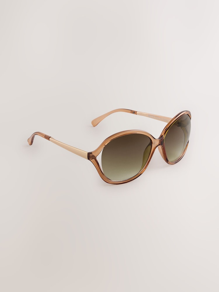 Marrón caramelo - Wrap Sunglasses - Imagen 1 de 3
