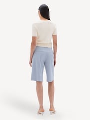 Remain Blue Suiting Bermuda Shorts - Image 2 of 6