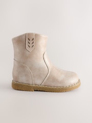 Silver Ankle Western Boots - Image 2 of 7