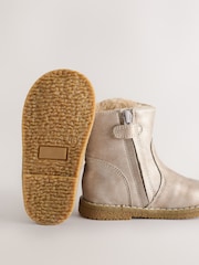Silver Ankle Western Boots - Image 4 of 7