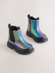 Multi Rainbow Chunky Chelsea Ankle Boots - Image 1 of 5