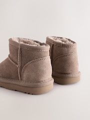 Mink Brown Standard Fit (F) Suede Pull On Boots - Image 5 of 5