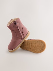 Berry Pink Ankle Western Boots - Image 5 of 5