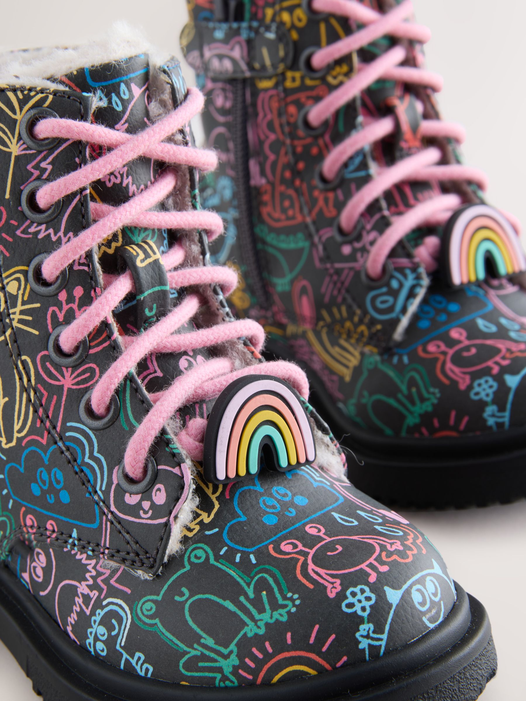 Next Rise Shoes Buy Multi Standard Fit (F) Lace-Up Ankle Boots from the Next UK online shop
