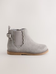 Grey Standard Fit (F) Chelsea Ankle Boots - Image 2 of 5