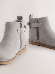 Grey Standard Fit (F) Chelsea Ankle Boots - Image 3 of 5
