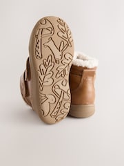 Tan Brown Waterproof Touch Fastening Boots - Image 3 of 6