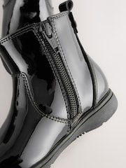 Black Patent Standard Fit (F) Leather Chelsea Ankle Boots - Image 5 of 6