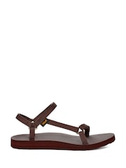 Teva Womens Burgundy Red Original Universal Slim Sandals - Image 1 of 6