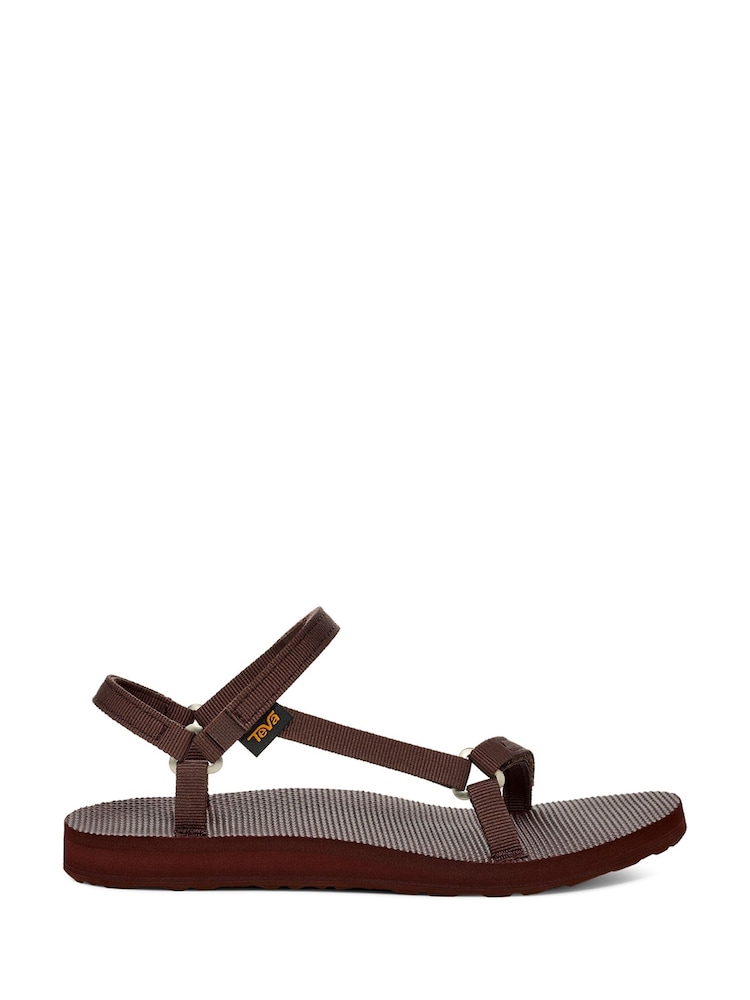 Teva Womens Burgundy Red Original Universal Slim Sandals - Image 1 of 6