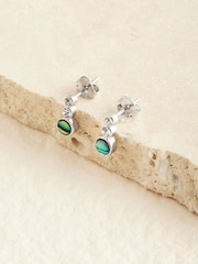 Sterling Silver Abalone Stud Earrings - Image 1 of 3